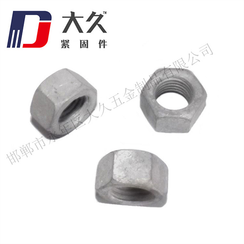 國標4.8級熱鍍鋅螺母 國標4.8級熱鍍鋅螺母